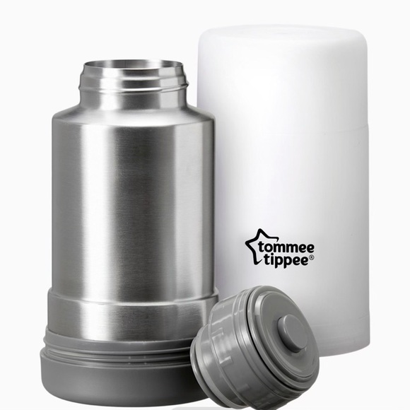 Tommee Tippee Other - Tommee Tippee Travel Bottle and Food Warmer in Stainless Steel /White Insulated
